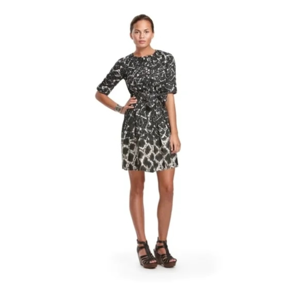 Thakoon Black and White Mini Dress